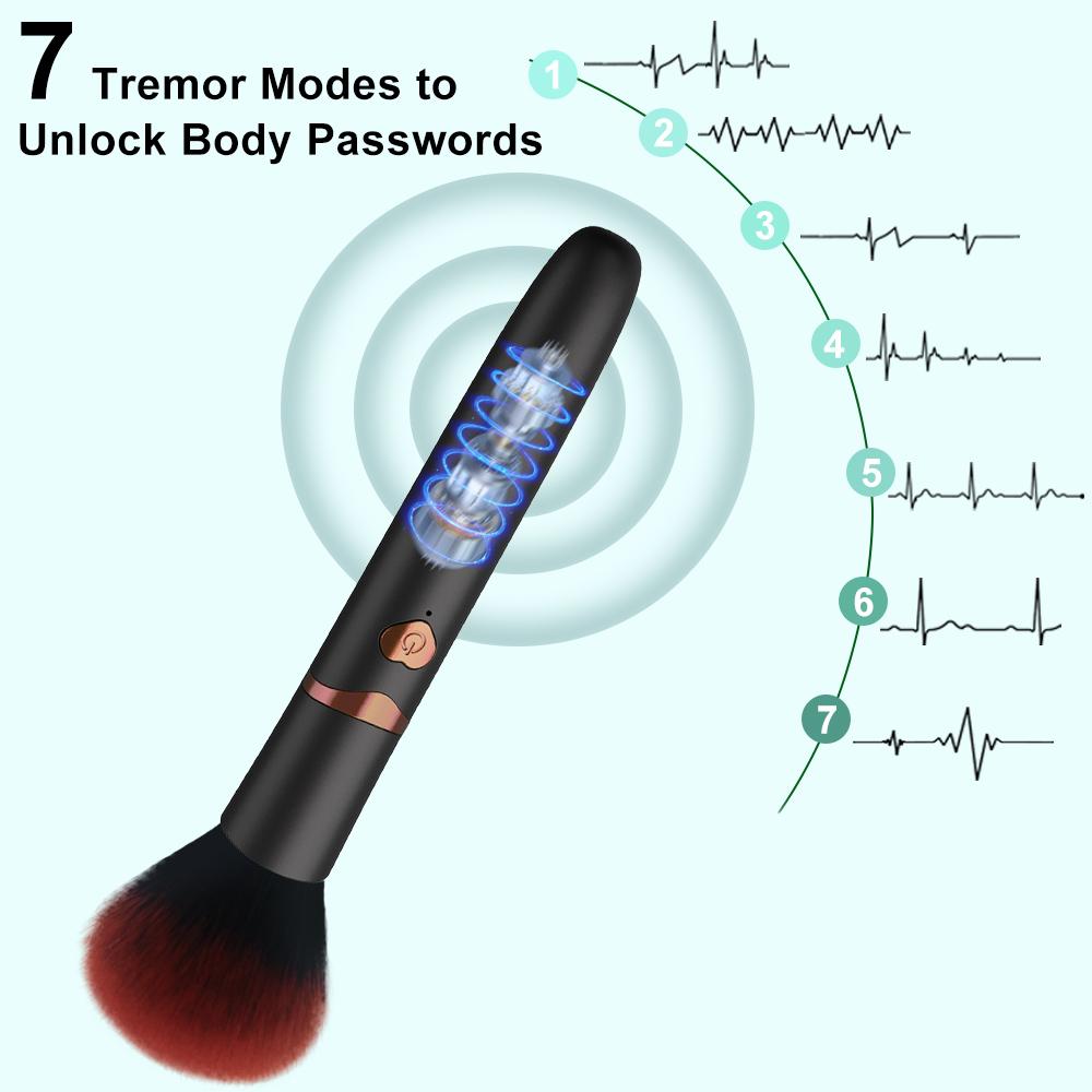 Makeup Brush Vibrator Female G Spot Vagina Massager Dildo Powerful Clitoris Nipple Stimulator Masturbator Sex Toys for Women 18+