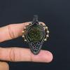 Moldavite Pendant, 999 Copper Wire Wrapped Jewelry, Gemstone Pendant, Gift For Her Handmade Dainty Jewelry
