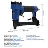 Industrial-Grade Pneumatic Brad Nailer for Home Decoration