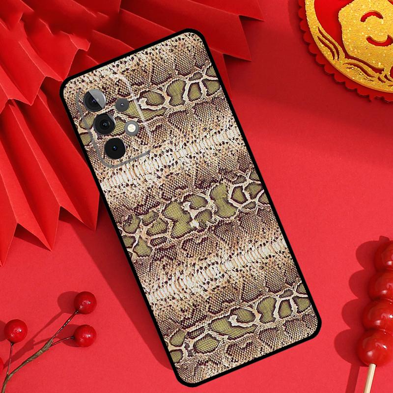 Чехол под змеиную кожу для Samsung Galaxy M55 M35 M15 M11 M12 M13 M14 M06 M16 M36 M56 M31 M53 M32 M52 M34 M54