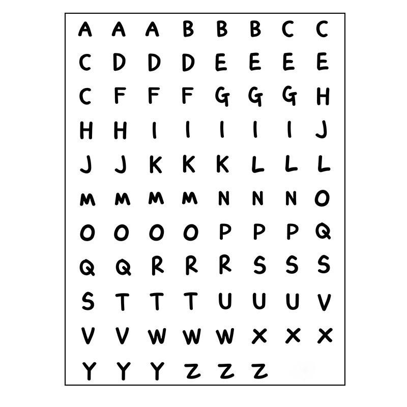 Декоративные наклейки своими руками Алфавит Цифры Наклейки Материал Клей