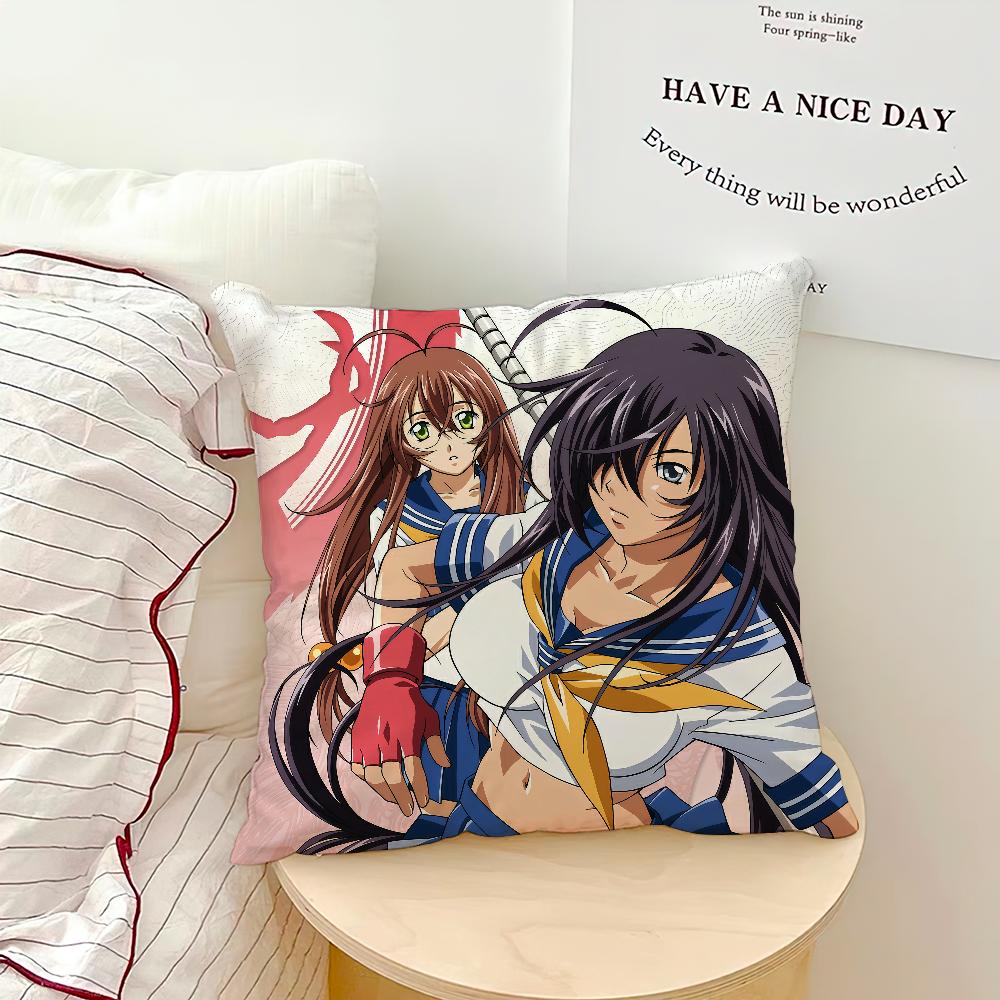 Аниме манга Ikki tousen Dragon D-Destiny Удобная мягкая наволочка hogar для дивана гостиной кровати домашнего декора Защитные чехлы