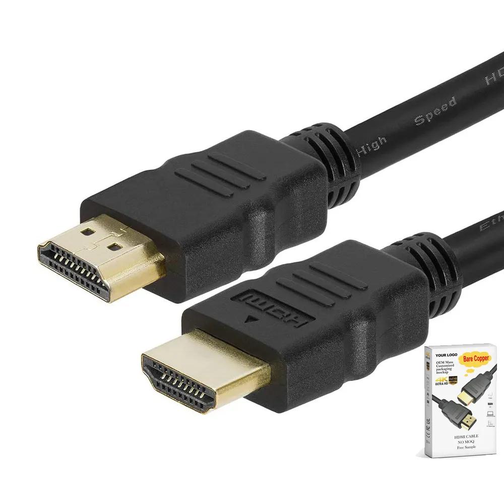 Лучший HDMI-кабель с позолотой 4K 60Hz Ultra HD 2160p 3D HDR 18 Гбит/с 28AWG 4K 2.0 HDMI-кабель для PS5