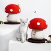 Cat Tree Flower Mushroom Sisal Kitten Items Climbing Frame Vertical Scratching Post Pet Toy Cat Trees Scraper Tree for Cats
