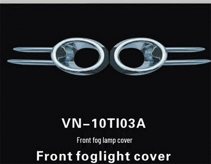 Otai Fog Light Bright Frame for 10-12 Volkswagen Tiguan - Fog Light Cover & Sticker