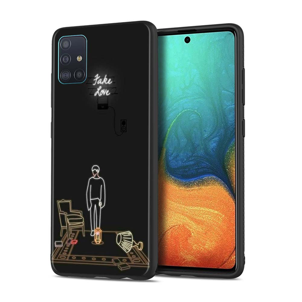 Phone Case for Samsung Galaxy A51 A71 5G A50 A70 A11 A21s A31 A41 A91 A12 A32 5G Cover Rap RM JIMIN JIN SUGA J HOPE Soft Cases