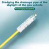 2/3/5/10 м Автомобильный дренажный скребок щетка для чистки люка автомобиля Длинные шланги Детализация Инструмент для очистки дренажа