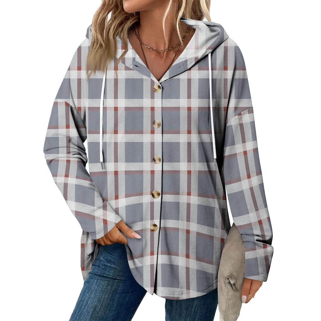 Женское модное повседневное пальто реглан с длинным рукавом и кулиской, винтажное пальто с капюшоном на пуговицах