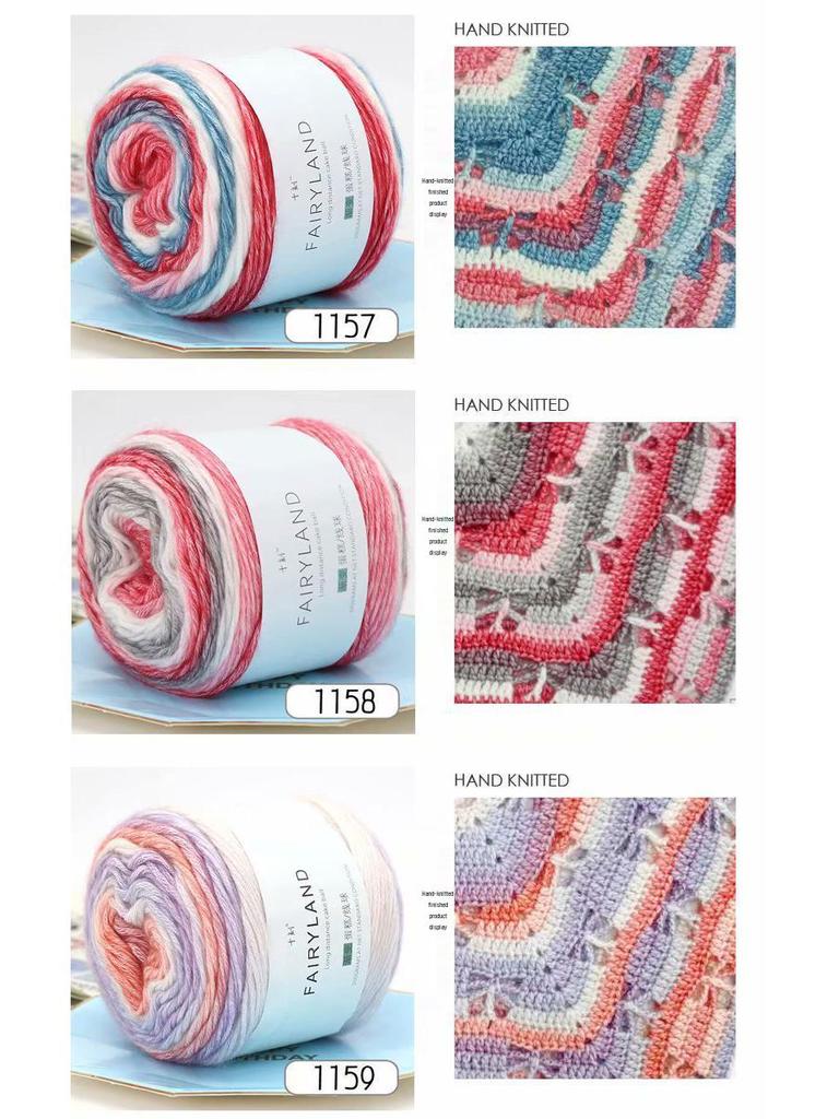 Ten Moments Soft Gradient Wool Yarn for Sweaters, Hats, Shawls & Scarves