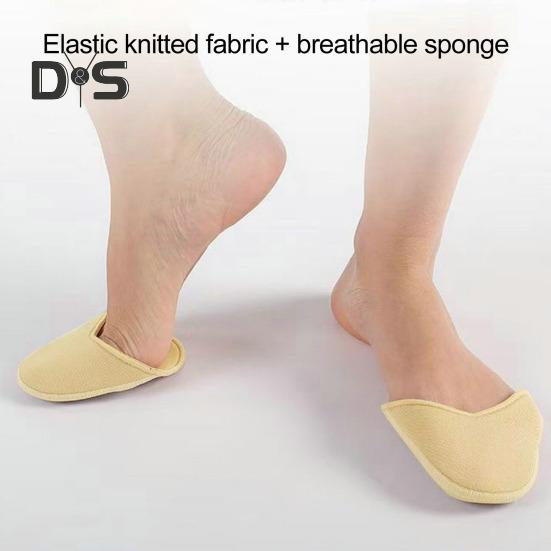 1 пара губчатых вставок для балетной обуви, снимающих давление на переднюю часть стопы, многоразовые моющиеся протекторы для пальцев ног для балета, танцев и повседневной носки