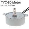 TYC50 Permanent Magnet Synchronous Motor AC220V 50-60Hz 30-36RPM Heavy Duty Display Rack Shaking Stand PTZ Support Industrial Grade