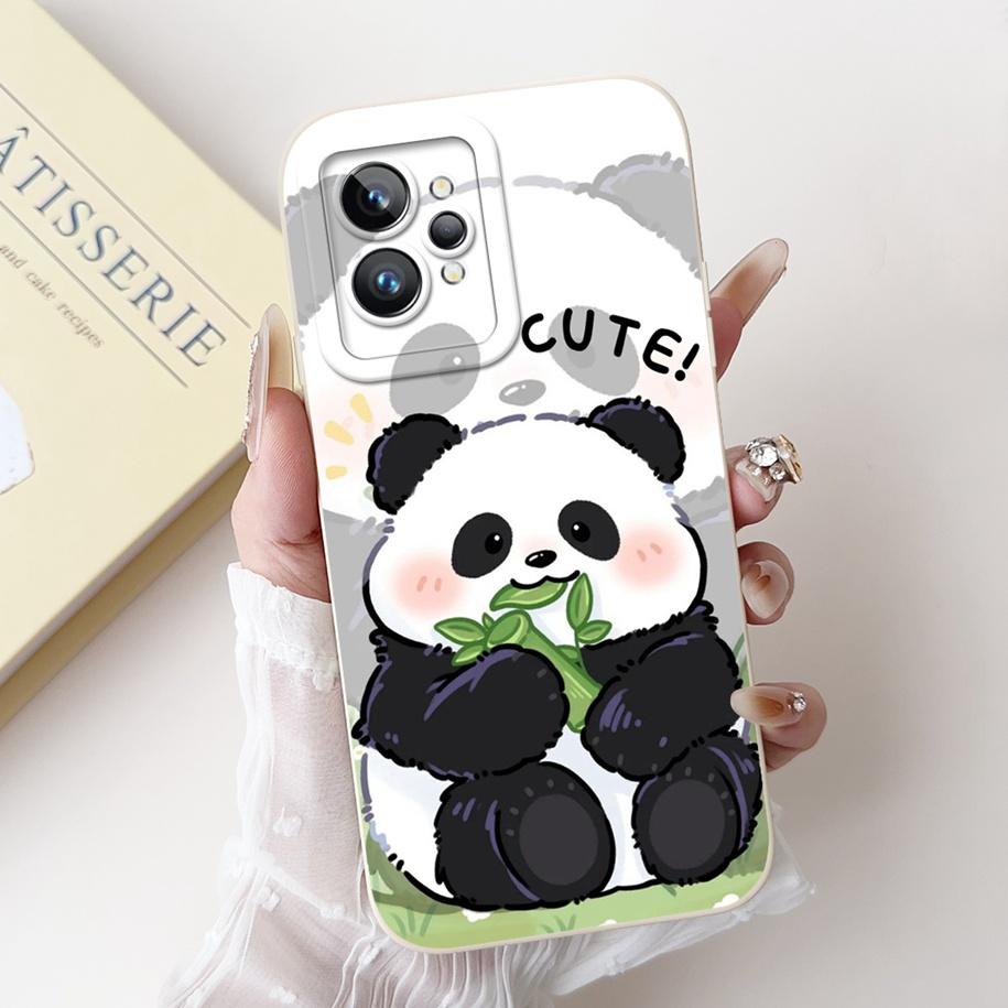For Realme GT Neo 2 Case RMX3370 Silicone Cover Creative Panda Rabbit Shockproof Bumper For Realme GT2 Pro GT 2 RealmeGT2 Fundas
