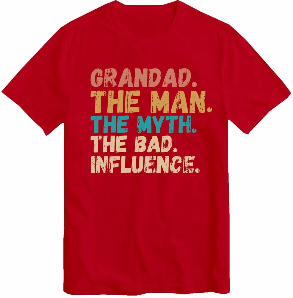 Grandad The Unisex The Myth Tshirt Best Gift For Grandfather Christmas Tee Top