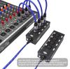 4-канальный XLR «папа» — «мама» удлинитель: Удлинитель сетевого кабеля RJ45