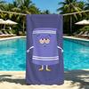 Мультяшное полотенце T-Towelie для кемпинга, пляжа, супервпитывающее, быстросохнущее, летнее