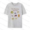 Y2k Aesthetic Breakfast TShirts for Unisex 2026 Summer Oversized Cotton Graphic Tees Cute Foodie Shirt Unisex Fashion Streetwear
