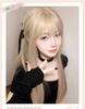 Platinum Blonde Long Wig for Women - Mi Haisha Cosplay Lolita Full-Cover Straight Hairstyle Set