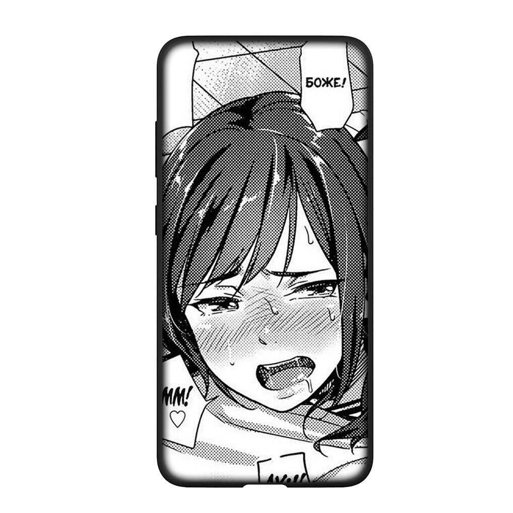 Для Samsung Galaxy S25 S24 S23 iPhone 17 16 15 Xiaomi Redmi Note 14 13 12 11 Plus Pro Max Чехол Ahegao Hentai Манга Аниме Девушка Waifu OPPO Huawei Обложка