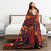 B-Borderlands 4 Warm Blanket  Kids Plush Throw Blanket Novelty Outdoor Flannel Bedspread Sofa Bed Cover