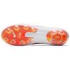 Nike Mercurial Vapor 12 Elite AG Pro White Total Orange Мужские кроссовки Metallic-Cool-Grey AH7379-107
