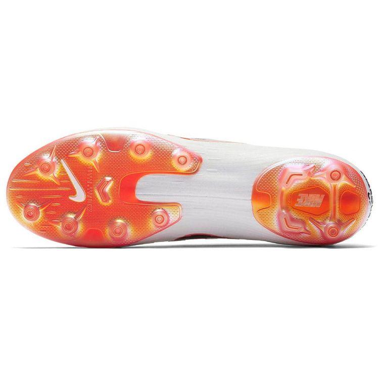 Nike Mercurial Vapor 12 Elite AG Pro White Total Orange Мужские кроссовки Metallic-Cool-Grey AH7379-107
