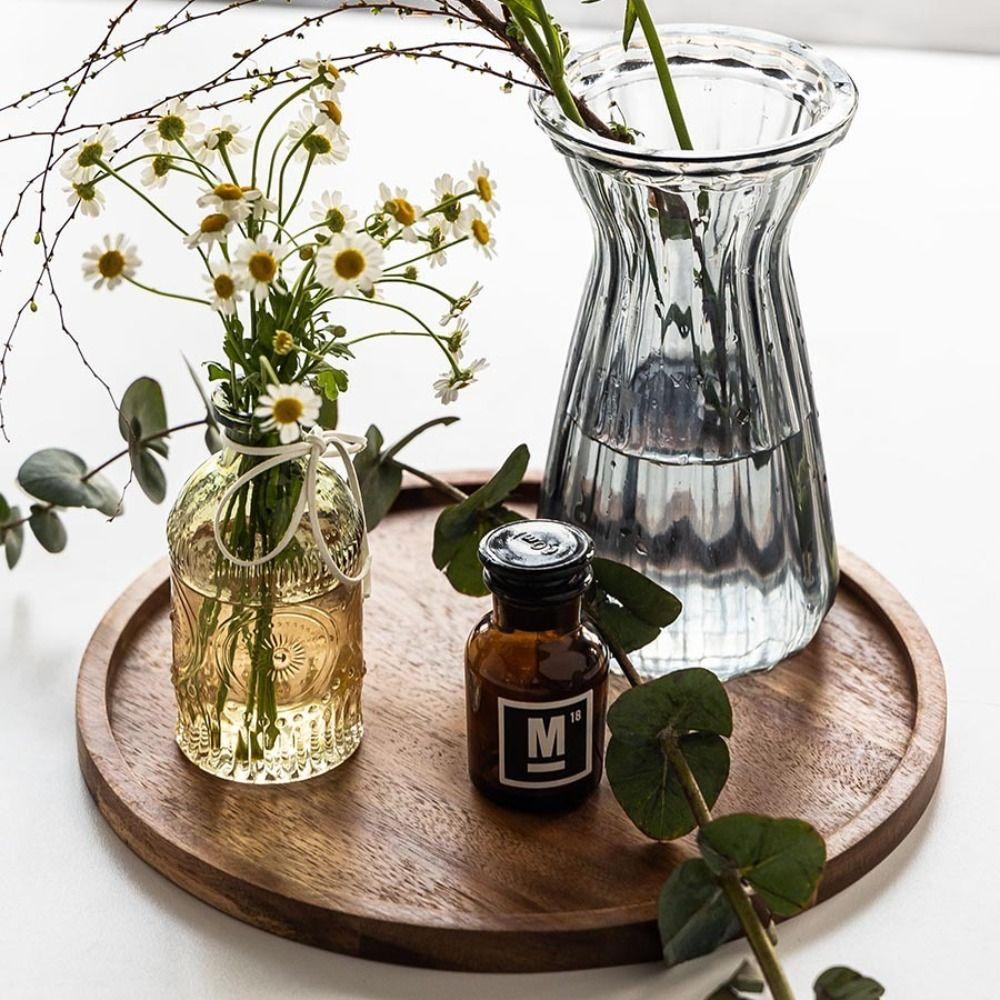 Деревянная обеденная тарелка Большой поднос для чая и еды Декоративный поднос Поднос для еды Хлебница