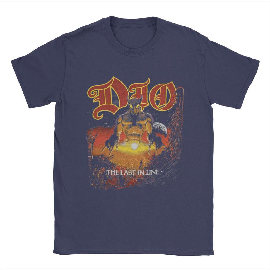 Уникальная футболка Dio The Last In Line Tour для мужчин, футболка с круглым вырезом, 100% хлопок, короткий рукав, одежда больших размеров