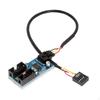 9-контактный USB-разъем Удлинительный кабель Адаптер Разветвитель для вентилятора Мультипликатор Внутренний концентратор Преобразователь