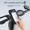 Motorcycle Bicycle Mobile Phone Holder Waterproof Case Holder Case with Touch Screen Rainy Day Special Universal Smartphone