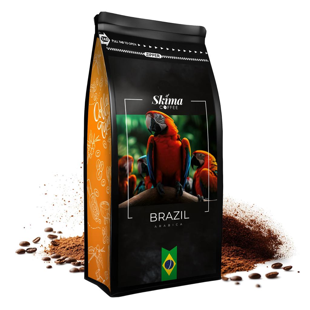Ground Coffee 500g x2 Brazil/Italia como SkimaCoffee Fresh 1kg + free