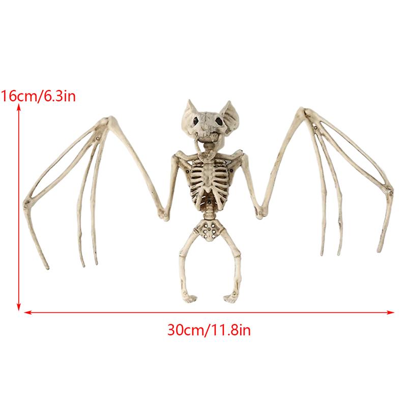 Хэллоуин ужасы летучие мыши скелет скелет модель фестиваль декор вечеринка жуткий имитация скелета летучей мыши украшение вечеринки на Хэллоуин