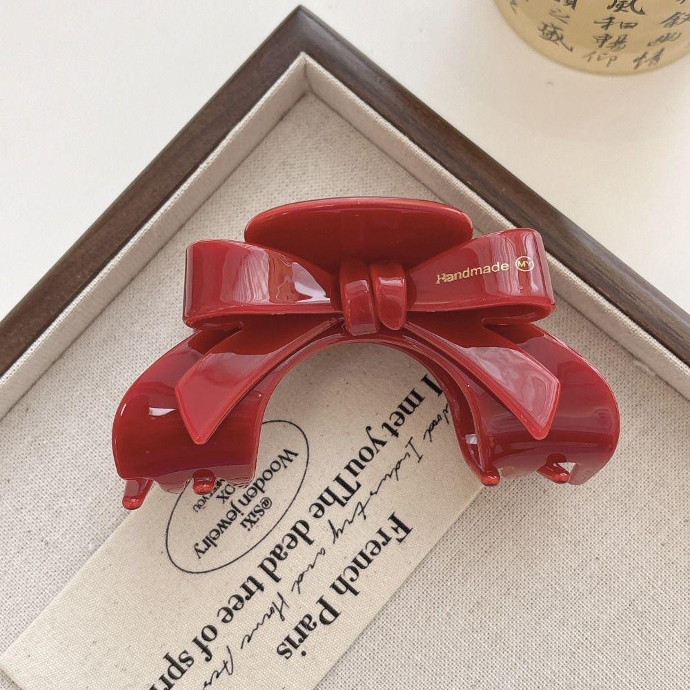 Корейский стиль Уксусная кислота бант для волос коготь маленькая геометрия волос краб заколка Французская акула заколка головной убор