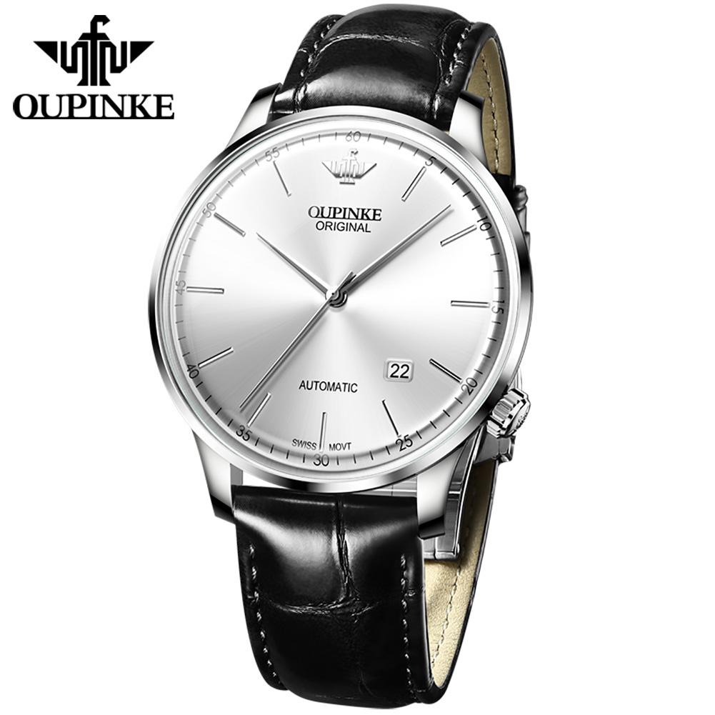OUPINKE Мужские часы Модные механические часовщики Высококачественные часы