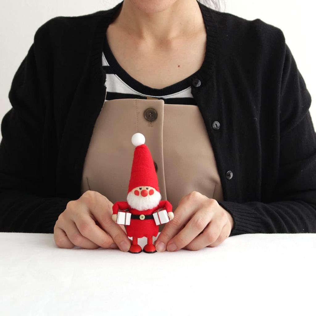NORDIKA Nisse Christmas Wooden Doll (Greedy Santa/Red/NRD120074)