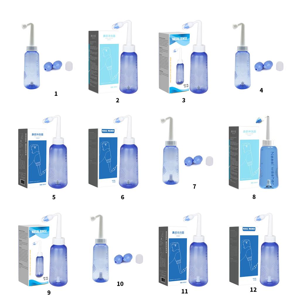 Бутылка для промывания носа, промывание пазух и орошение носа, бутылочка для промывания носа, устройство для орошения носа, идеально подходит для взрослых