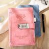 PU PU Leather Notebook Dazzling Premium Quality Notepad Stylish Lockable Journal  Travel