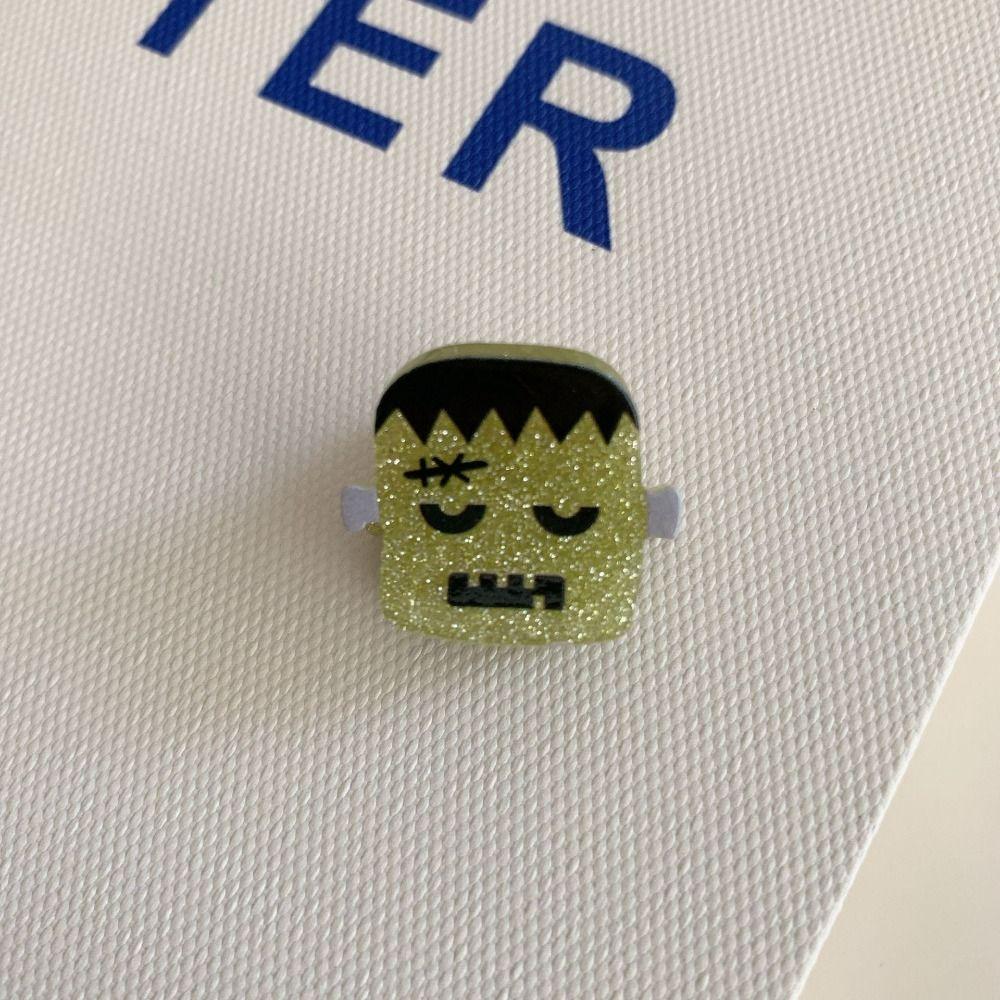 Pumpkin Ghost Grab Clip Small Halloween Hairpin Funny Spooky Hair Claw  Party Headwear