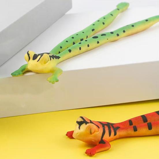 Finger Toy Sling Frog Shot Long Legs Frog Shooter Toy Stress Relief Stretchy Flying Frog Toy Tricky Props Party Favors