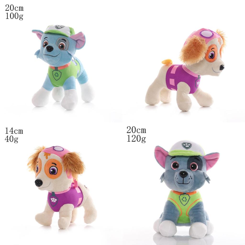 Full-color 20cm Paw Patrol Plush Toy Comfortable And Safe For Children