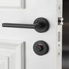 Nylon Plastic Indicator Door Lock Black Color Stainless Steel Deadbolt  Bathroom
