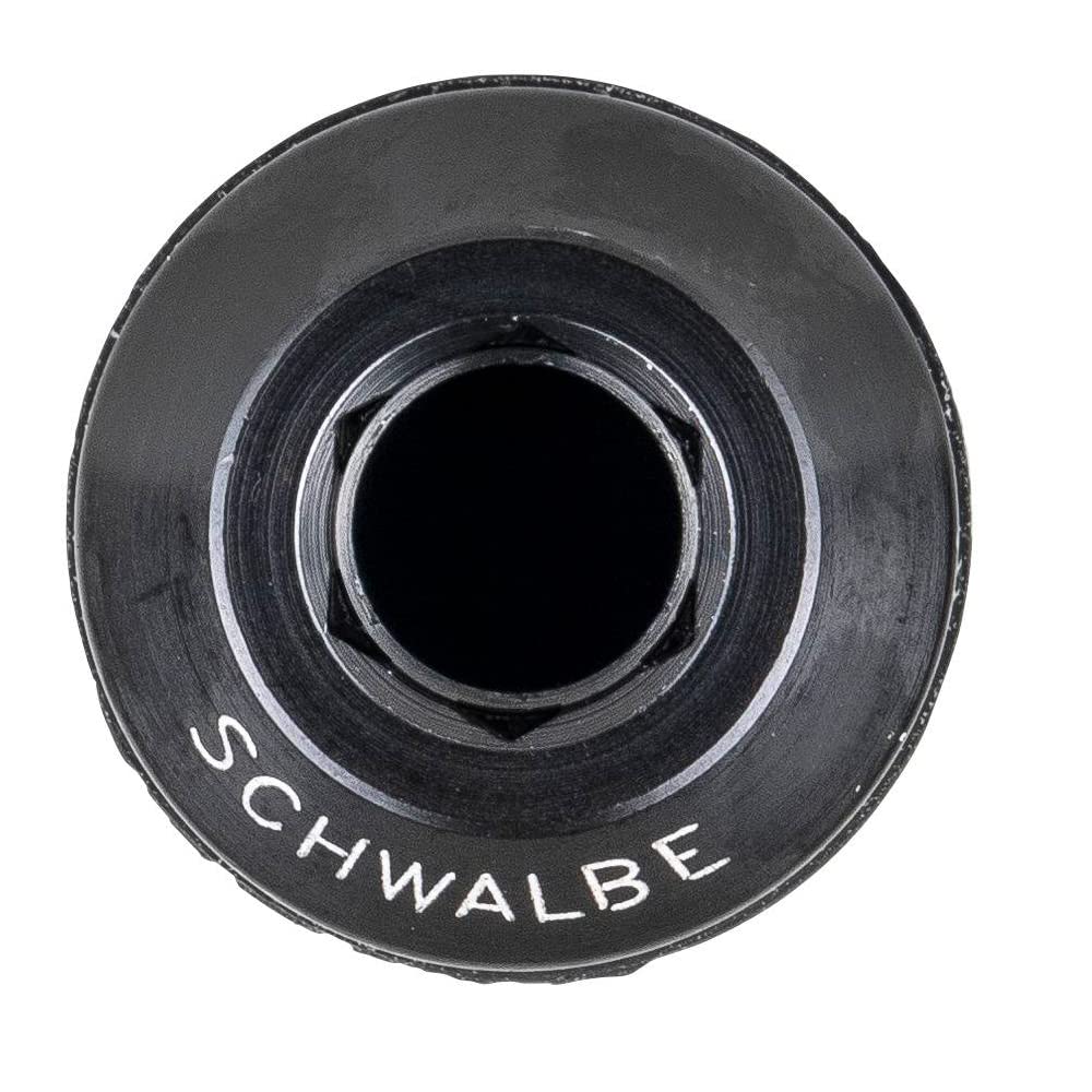 SCHWALBE Tubeless Valve 3471 (Genuine) for Bicycles, Black, 60mm Valve Length