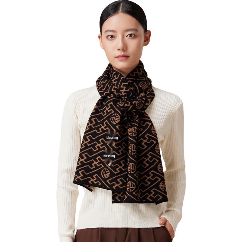 Shanghai Story 100% Merino Wool Scarf & Shawl