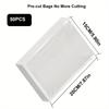50PCS/Lot BPA-Free Vacuum Food Bags, Vacuum Sealed Storage Bags For Food Storage and Preservation,Reusable Vacuum Sealer Bag