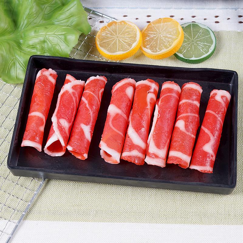 Имитация говяжьего рулета, рулетов из баранины, искусственная еда, горячее блюдо, витрина, модель, декор, реквизит для фотосъемки, детская игрушка, 8 шт./лот