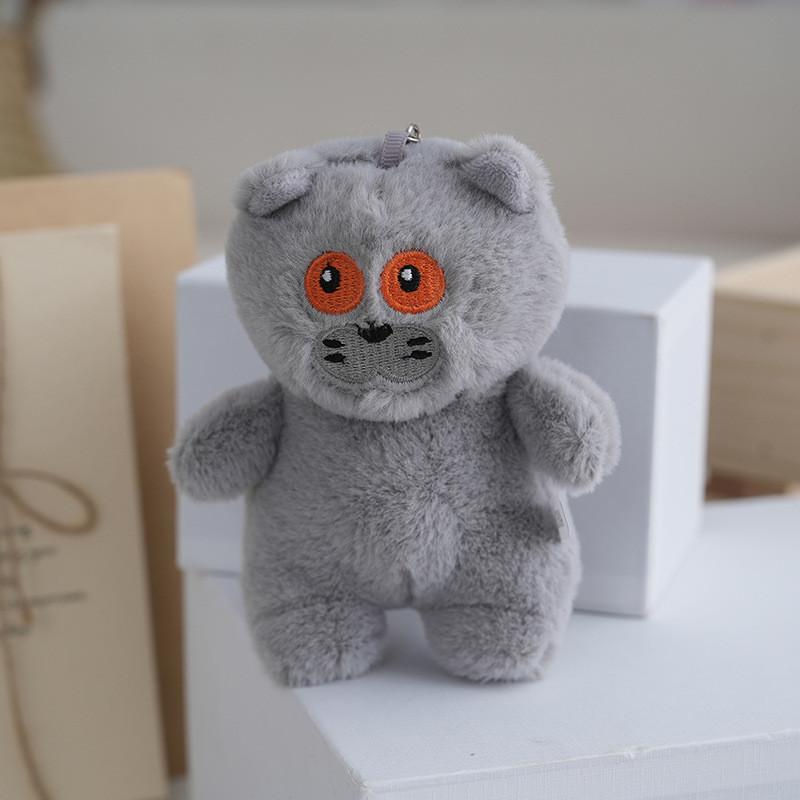 Очаровательная плюшевая кукла-кошка, мягкая, набитая полипропиленовым хлопком, милый подарок, подушка