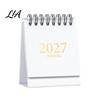 Gift for Students Teachers 2027-2028 Mini Standing Flip Desk Calendar, 18 Month Desktop Planner from Jan. Professional Planning Calendar 2027 to Jun.