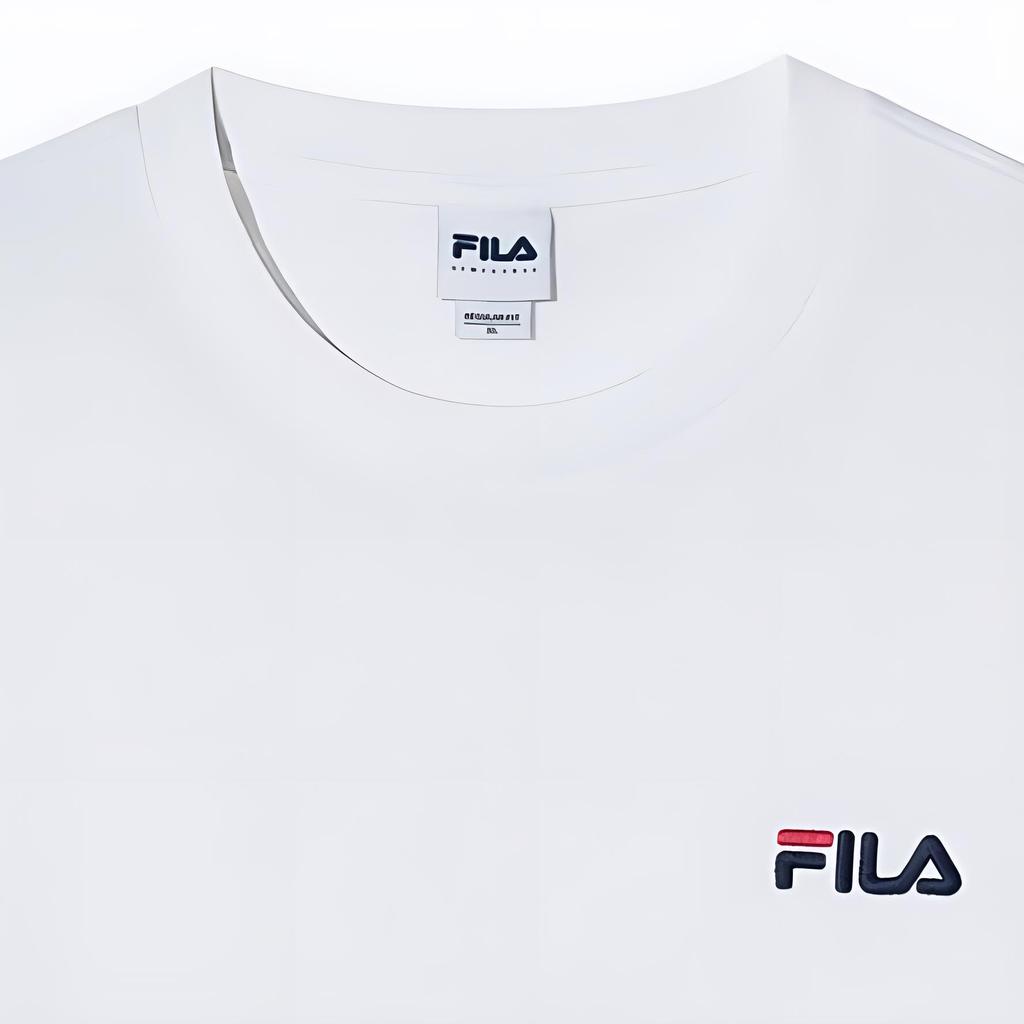 Fila Футболки Унисекс Серый Белый OWH Круглый вырез Средний FS2RSH2101X-OWH