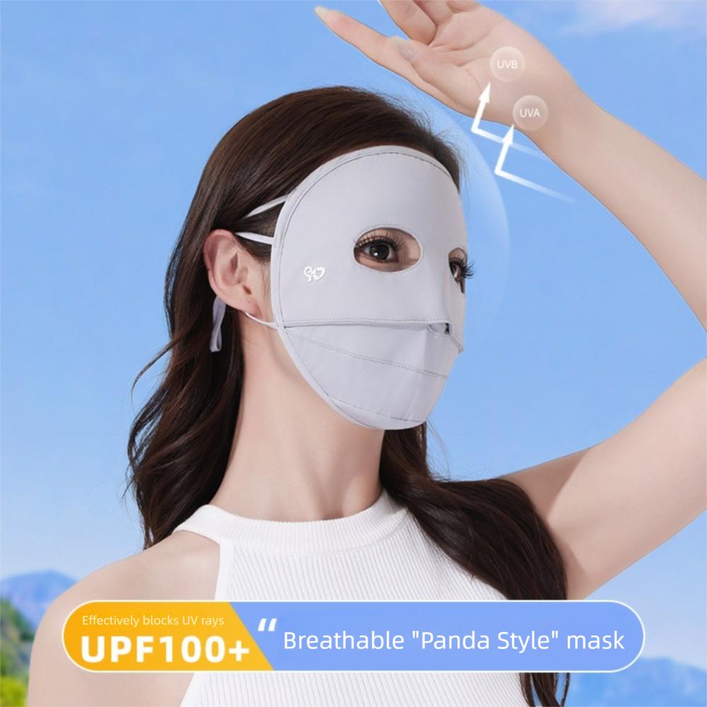 Elastic Ice Silk Mask Breathable Sunscreen Mask Fashion Full Face Mask Women