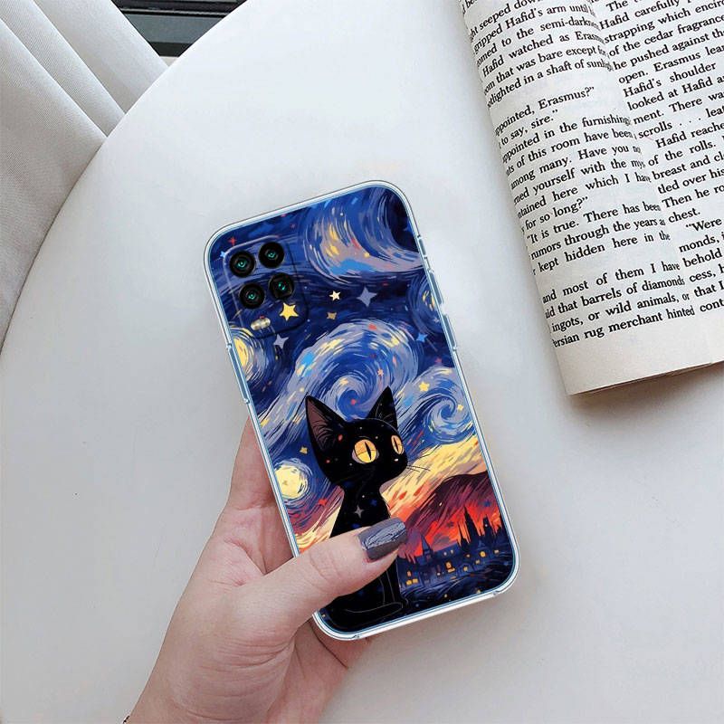 JO9 Cat Kitten Meow Phone Case for Motorola G34 G32 G31 G14 G84 G62 E32 G24 G72 G71 G73 G85 G200 G60S G60 G52 G51 G50 G42 G41 G32 G30