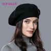 Winter Beret Hats for Women French Style Beret for Ladies Winter Hats with Lining